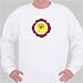 Muladhara-Chakra Sweatshirt Small White