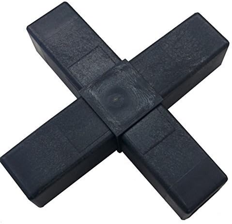 EZTube200-312 4-Way Aluminum Extrusion Assembly Connector. Plastic Composite Coupler connectors.