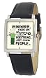 South Park Men's D1571S015 Manilla Collection Mr. Garrison Black Leather Watch