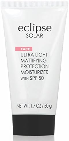 Eclipse Solar Ultra Light Mattifying Protection Facial Moisturizer Lotion SPF 50, 1.7 Ounce