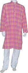 Mens Clothing Kurta Pajama Long Sleeve Cotton Size M Chest :38 inches (gkp526a)