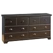 South Shore 3877010 Mountain Lodge Collection Triple Dresser, Ebony