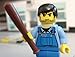 BrickArms Exclusive 2 to 4 Inch Scale Figure Style LOOSE Weapon Baseball Bat (Brown)_s-2