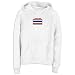 SWEATSHIRT WOMAN WHITE ELEGANT FLAG \