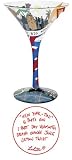 LOLITA MARTINI GLASS New York City Tini New Barware Gift