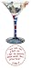 Kitchen & Housewares : LOLITA MARTINI GLASS New York City Tini New Barware Gift