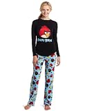 Briefly Stated Women's Angry Birds Plush Pant Set