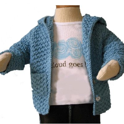 Buy Blabla Hooded Cardigan: Blue