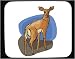 Mouse Pad with melampus, nature, impala, environment, antelope, african, animal, aepycerus, savannah, fauna