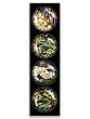 iPop Clicks Tiffany Glass Pond 4-Pack Magnet Set