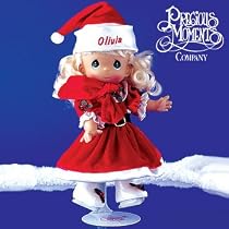 Personalized Precious Moments Skater Xmas Doll