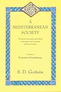 A Mediterranean Society: The Jewish Communities of the Arab World as Portrayed in the Documents of the Cairo Geniza, Vol. I: Economic Foundations (Mediterranean Society)