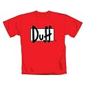 Duff Beer - T-Shirt Red (S)