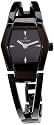 Clyda - CLH0027NNIW - Montre Mode Femme Rhodié Noir - Quartz Analogique - Cadran Noir - Bracelet Rhodié Noir