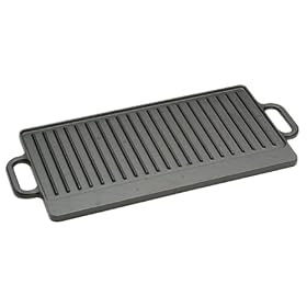 Lodge Logic Grid Iron Griddle 24x44cm