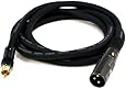 Monoprice 104777 6-Feet Premier Series XLR Male to RCA Male 16AWG Cable