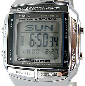 Casio - DB-360-1ADF - VINTAGE - TELEMEMO 30 - Montre Mixte - Quartz Digitale - Bracelet Acier