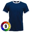 Fruit of the Loom Ringer T-Shirt - 9 Colours