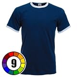 Fruit of the Loom Ringer T-Shirt - 9 Colours
