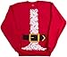 Santa Claus Costume | Novelty Christmas Sweater, Holiday Crewneck Sweatshirt