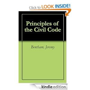 Principles of the Civil Code Jeremy Bentham
