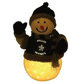 NFL Fiber Optic Snowman