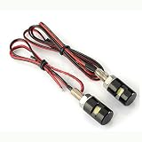 Rupse 2* White LED Motorcycle, Car License Plate Screw Blot Light