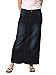 Long Denim Skirt - Indigo Womens Blue Full Length (SKIRT45)