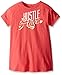 Under Armour Girls' Hustle and Heart Short Sleeve T-Shirt, Harmony Red (962)/Metallic Gold, Youth Large