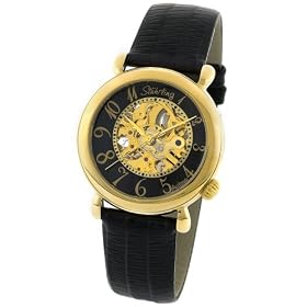 Stuhrling Original Ladies Lifestyle 'Wall Street' Skeleton Automatic Watch #108.123527