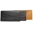 Boston Traveler Croc Print Leather Checkbook Wallet Boston Traveler Croc Print Leather Checkbook Wallet