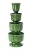 Napa Home & Garden Glazed Terracotta 4-Tier French Vase, Green