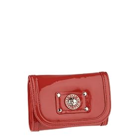 Buy MARC JACOBS 'Totally Turnlock' Patent Leather Billfold Wallet - Red by Marc Jacobs