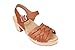 Lotta From Stockholm Swedish Clogs Braided High Heel Clogs in Wax Tan Leather