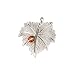 Filigree Leaf with Lady Bug Pin in Sterling Silver