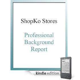 ShopKo Stores Professional Background Report