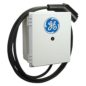 GE EV Charger Indoor/Outdoor Level-2 DuraStation Wall Mount with 18 ft. Cord