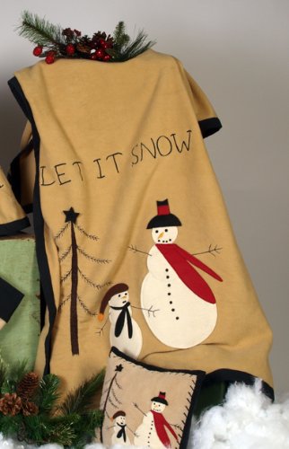 Let It Snow Fleece Holiday Christmas Throw Quilt Let It Snow Fleece Holiday Christmas Throw Quilt