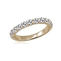 White Diamond Band Ring