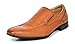 Bruno MARC GORDON-02 Men's Classic Modern Leather Lined Loafers With Alligator Trim Stretch Insert Slip On Dress Shoes