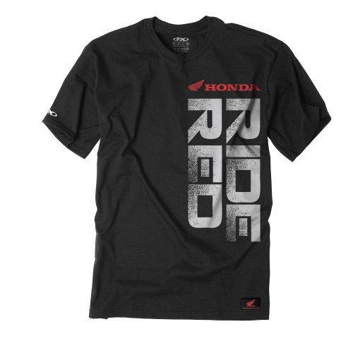 Factory Effex Honda 'Ride Red' Vert TShirt (Black, Large) Picture