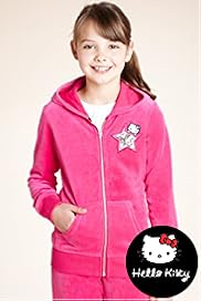 Cotton Rich Hello Kitty Hooded Velour Top