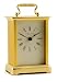 Classic Gold Finish Metal Carriage Clock By Lc Designs