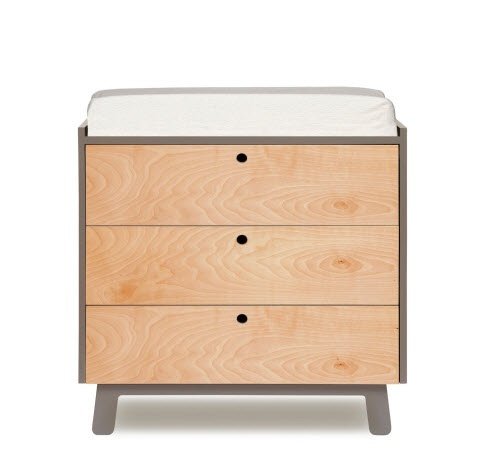 Oeuf Sparrow 3 Drawer Dresser, Grey