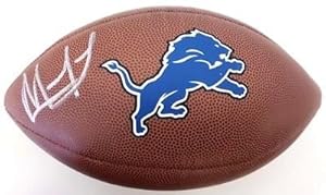 Mikel Leshoure Detroit Lions Signed Fs Football