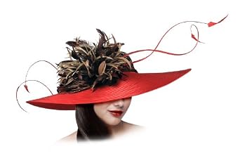 Womens Apparel : Kentucky Derby Wide Brim Hat - Leopard/Ivory Sale