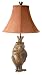 CBK Ltd Iron Prince of Frogs Design Accent Lamp with Verdi Stone Finish, 22-Inch H