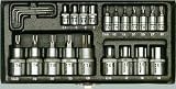 Proxxon - Steckschluesselsatz TX 1/4 + 1/2 23tlg