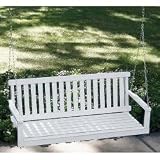 Jennings 4' Swing Seat (White) (17.75H x 48.75W x 21.5D)