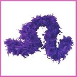Purple Chandelle Feather Boa for Girls Princess Tea Party Dress up Costume